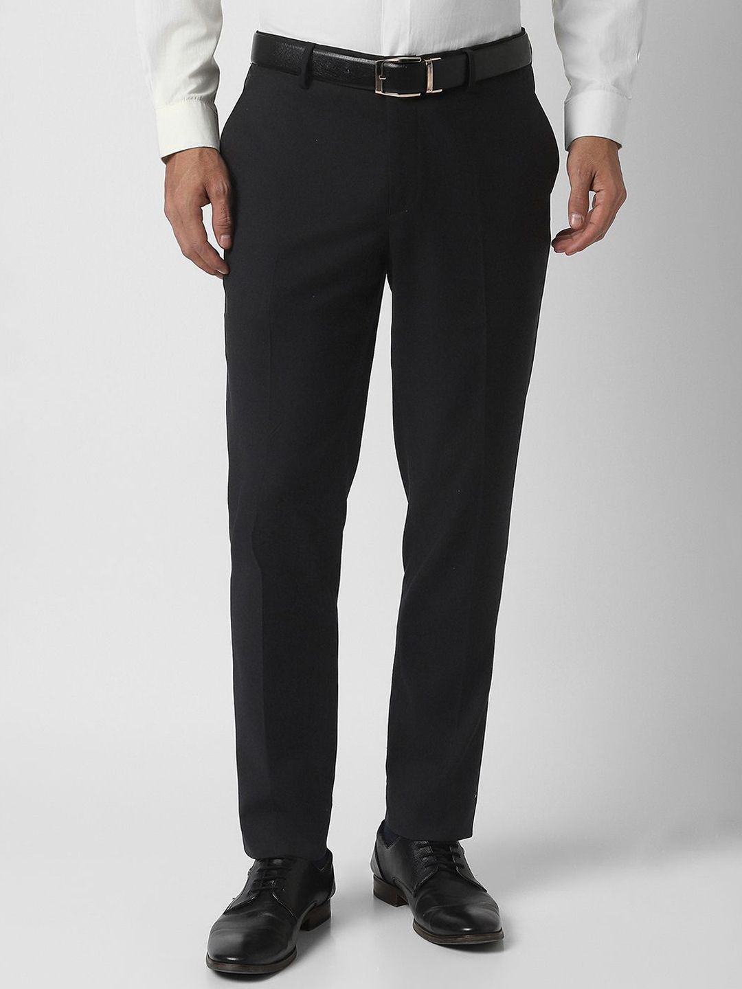 Peter England Elite Men Slim Fit Formal Trousers