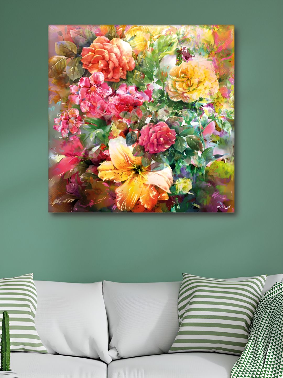 RANDOM Unisex Canvas Floral and Botanical Wall Paintings