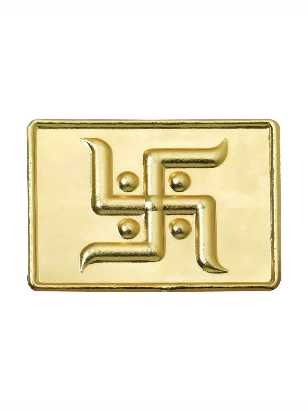 Pray Everyday Copper Gold Plated Navratri Pooja Metalware