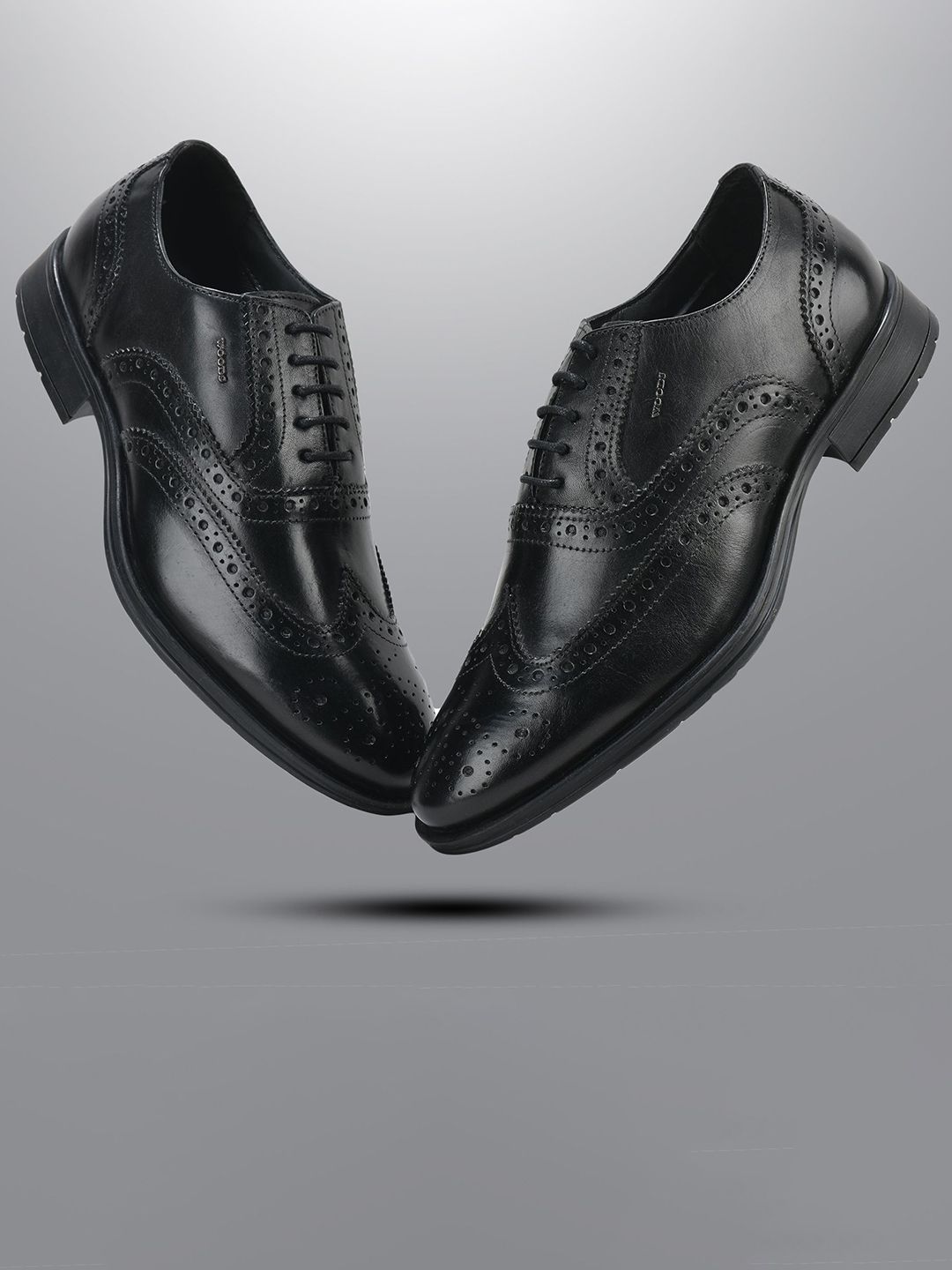 Woodland Woodland Men Textured Formal Brogues