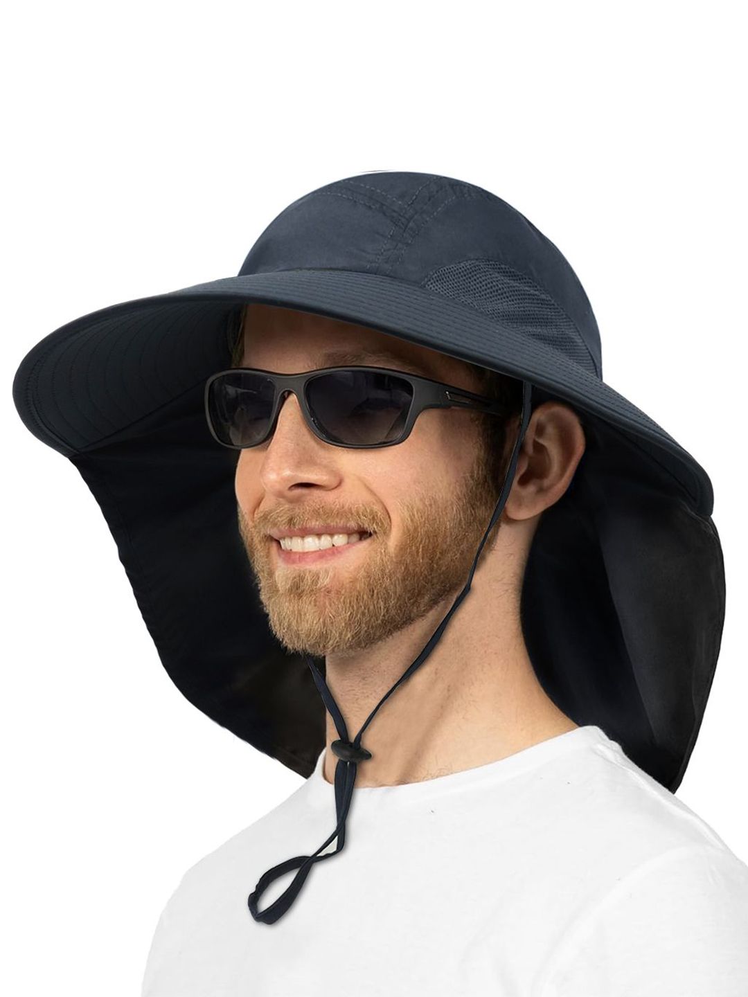 Gustave Men UPF50 Wide Brim Outdoor Mesh Sun Hat
