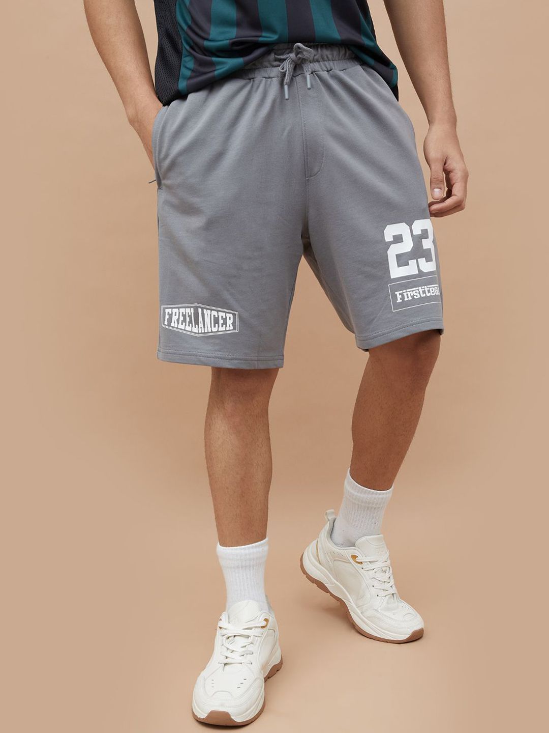 Fame Forever by Lifestyle Men Printed Relaxed Fit Cotton Shorts
