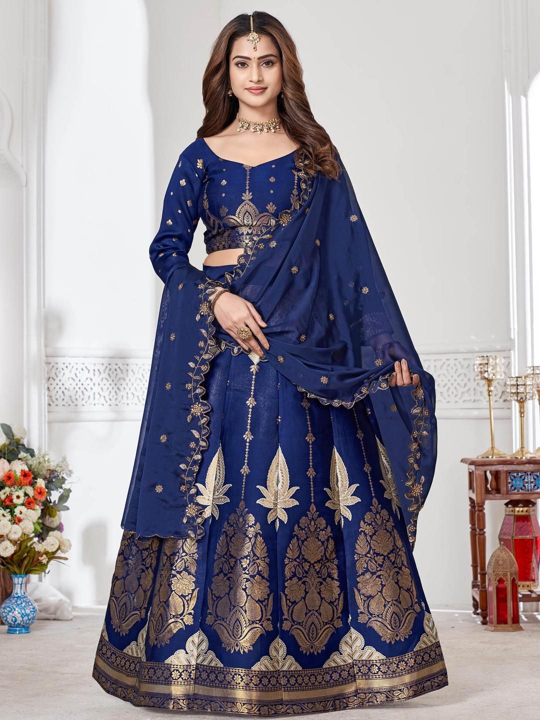 Mr Y Women Silk Lehenga Choli