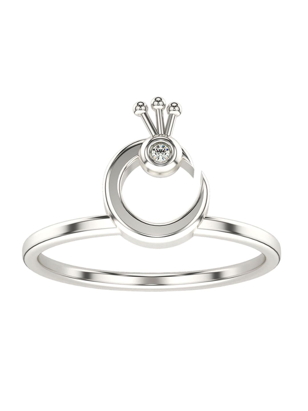 VALANOVA Sterling Silver & Certified Lab Grown Diamond 0.01cts
