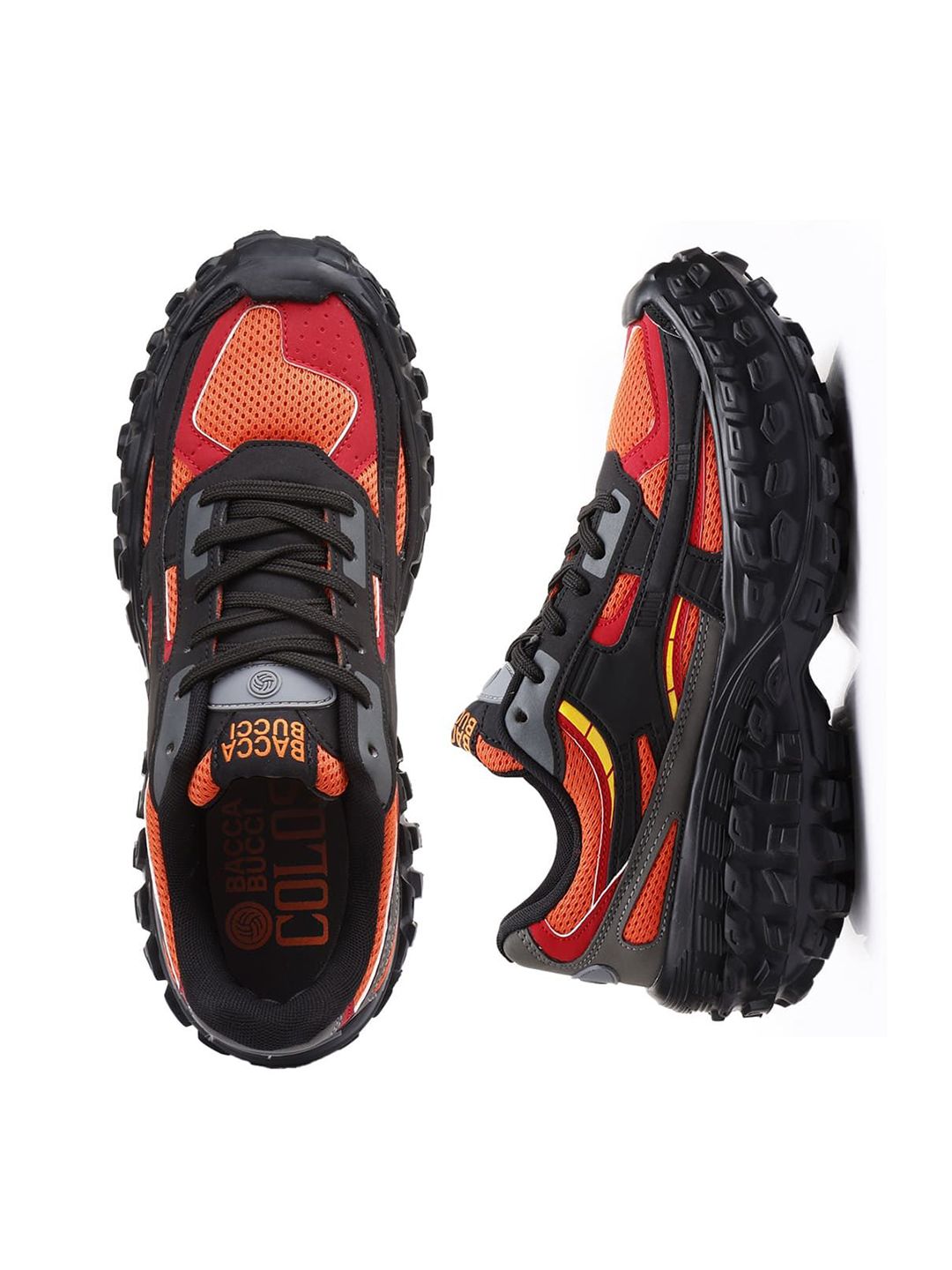 Buy bacca bucci Men COLOSSUS All-Terrain Chunky Sneakers Molten