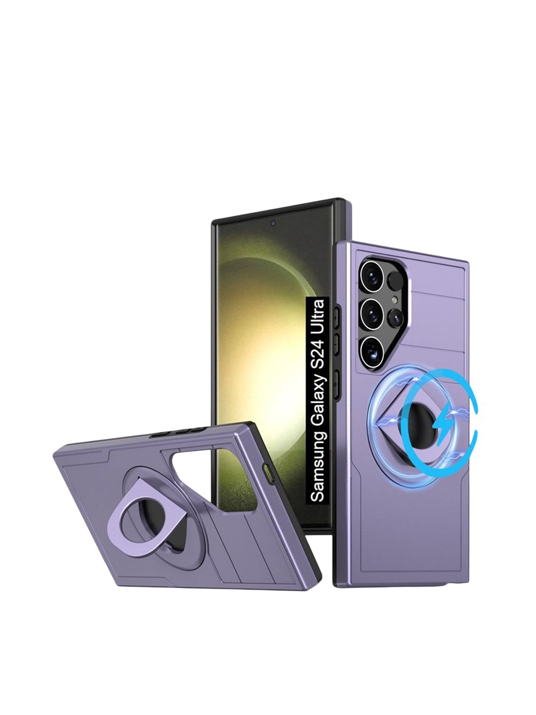Luxury Kase Impact Resistant Samsung Galaxy S24 Ultra 5G Shockproof Rugged Back Case