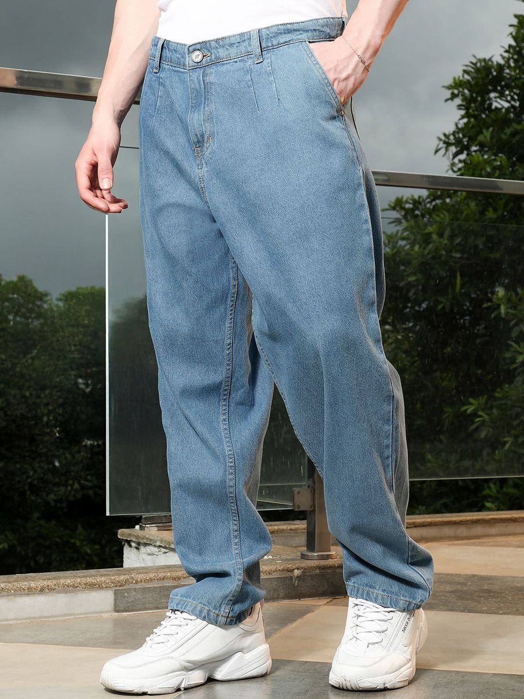 CAHOOT Men Comfort Regular Fit Mid-Rise Stretchable Jeans