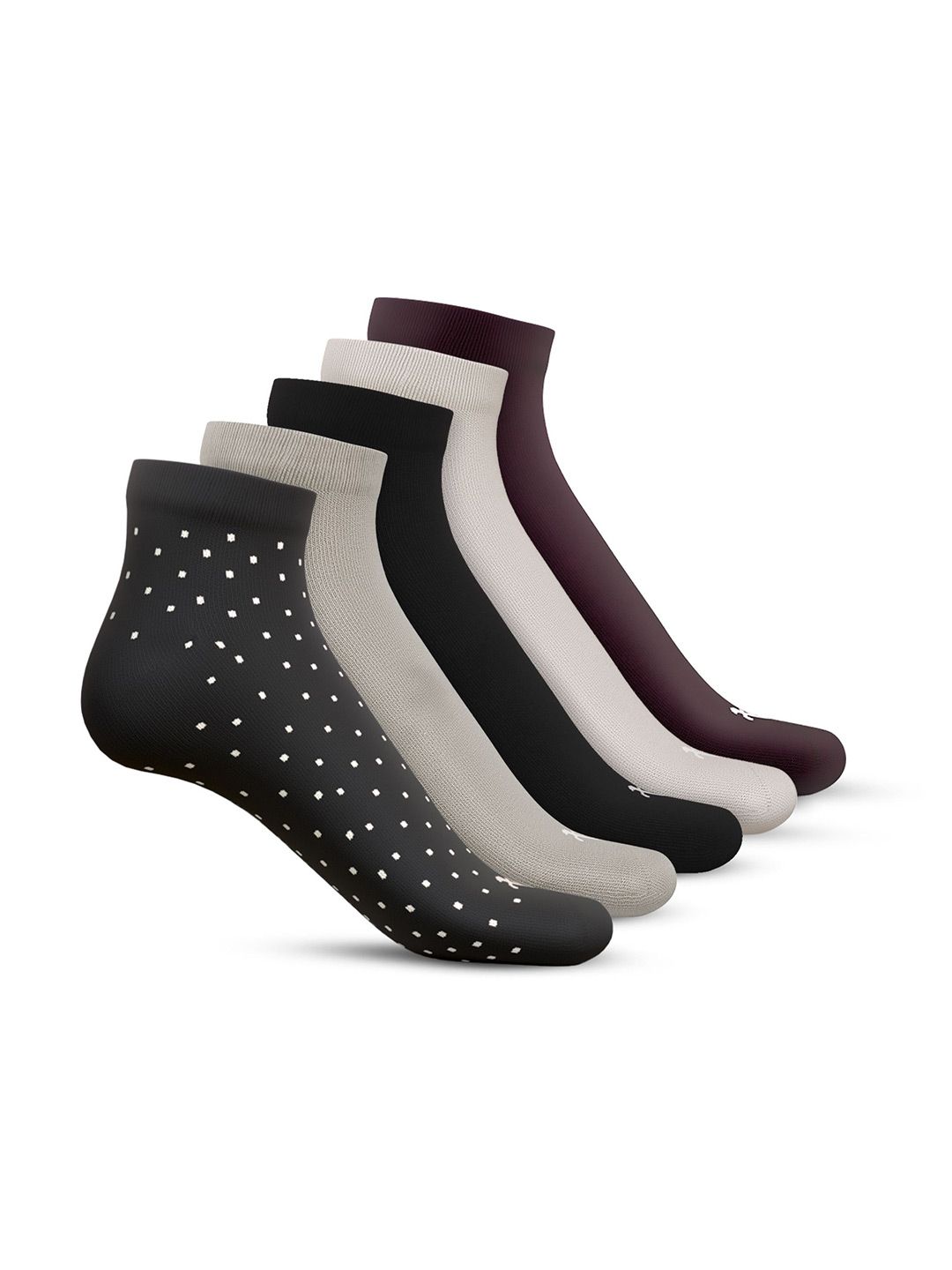 TalkingSox Unisex Pack of 5 Ankle-Length Socks
