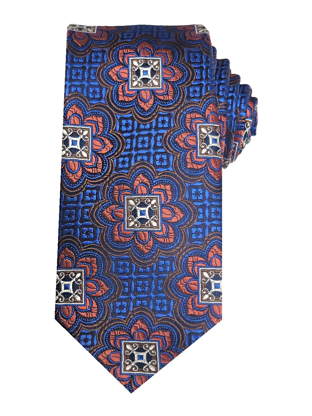 Leonardi Men Printed Skinny Tie