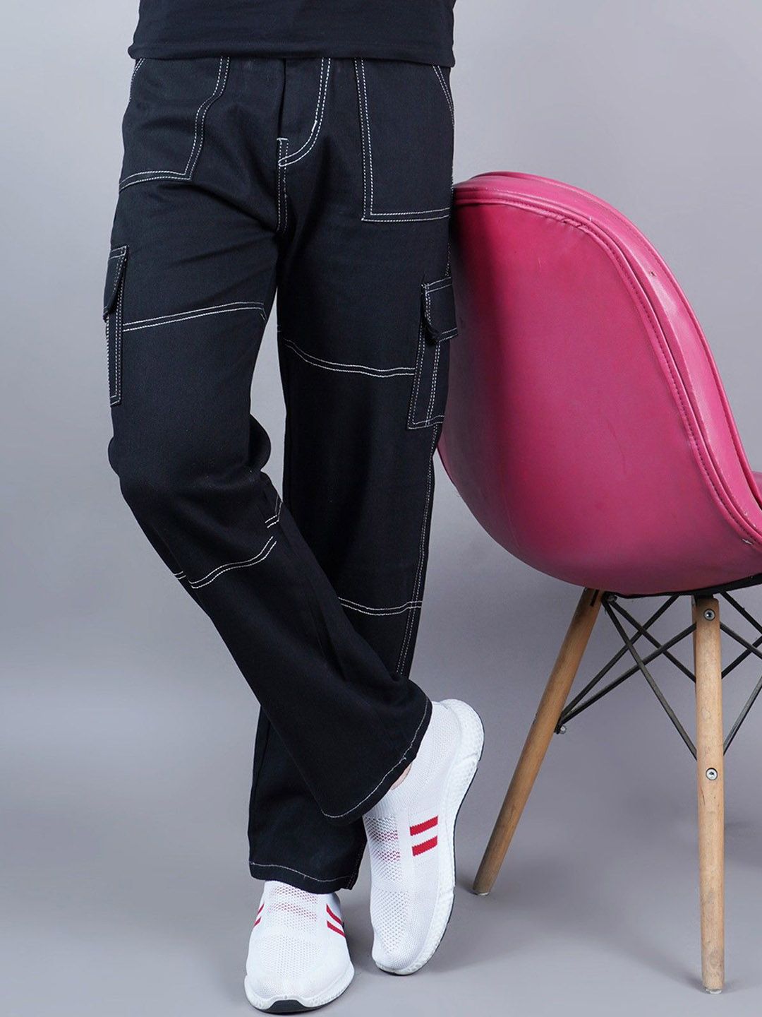 Moda Rapido Men Classic Straight Fit Mid-Rise Stretchable Jeans
