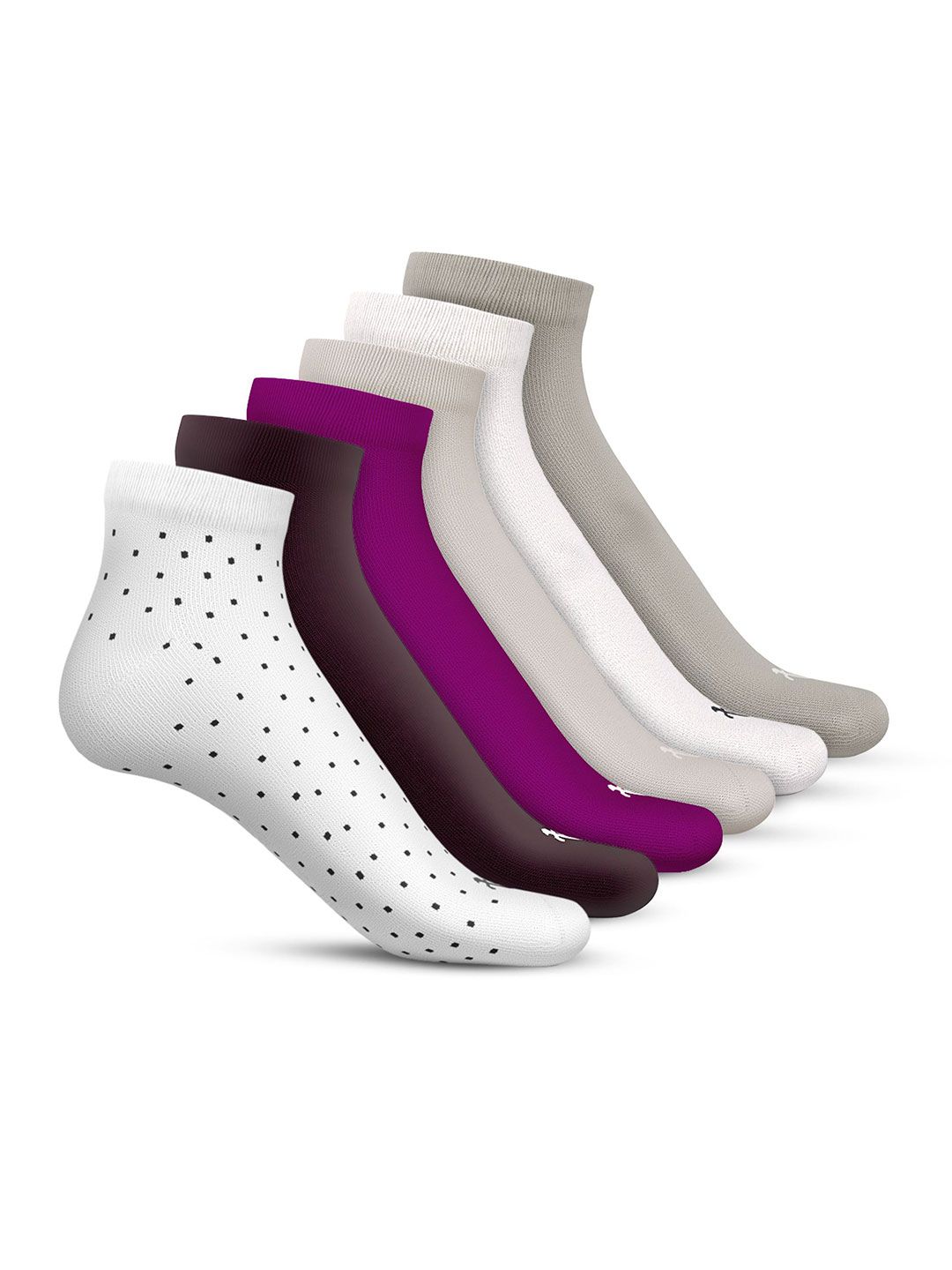 TalkingSox Unisex Set Of 6 Ankle-Length Socks