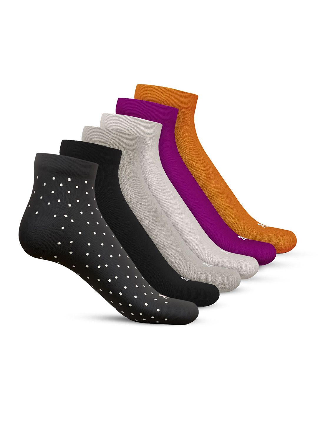 TalkingSox Unisex Pack of 6 Ankle-Length Socks