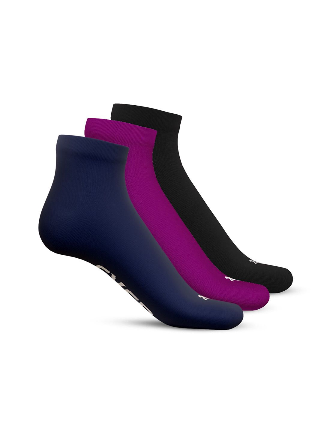 TalkingSox Unisex Pack Of 3 Ankle-Length Socks