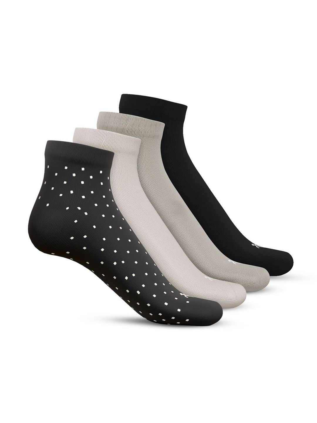 TalkingSox Unisex Pack of 4 Ankle Length Socks