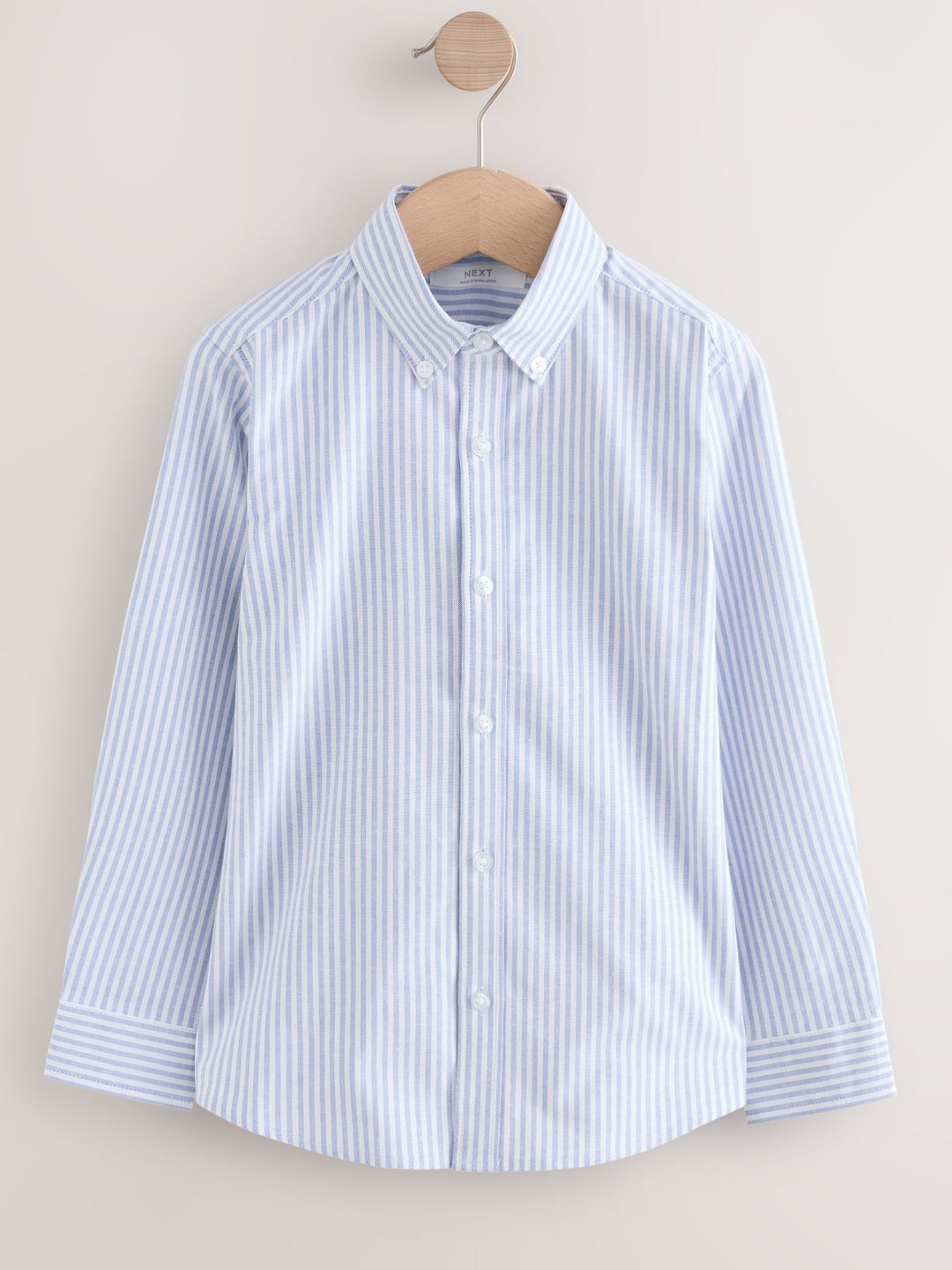 NEXT Boys Button-Down Collar Vertical Striped Casual Shirt