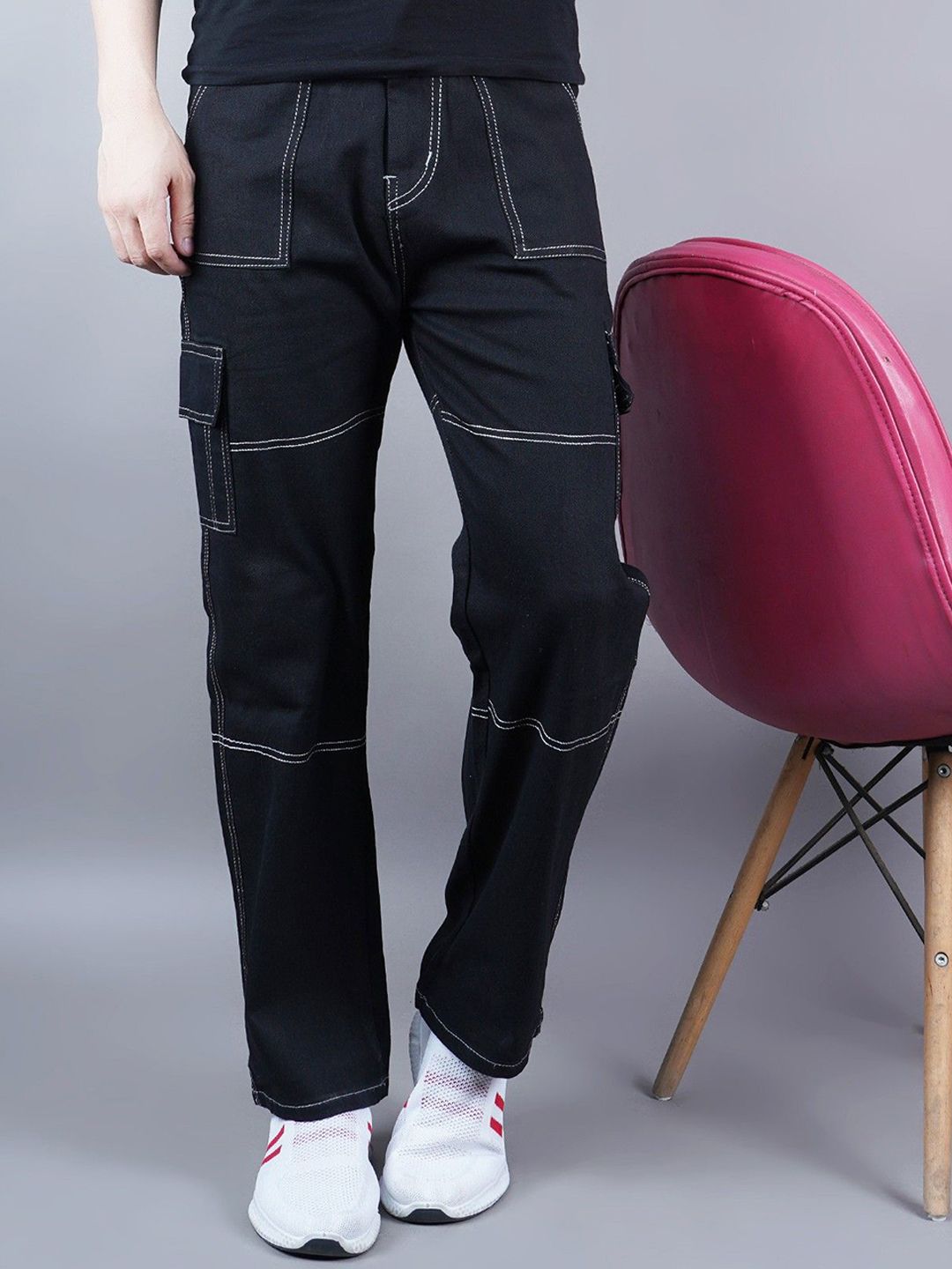 Moda Rapido Men Classic Relaxed Fit Mid-Rise Stretchable Jeans