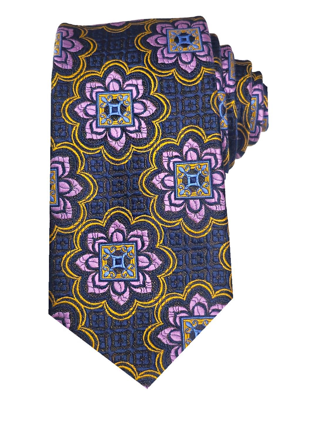 Leonardi Men Printed Skinny Tie
