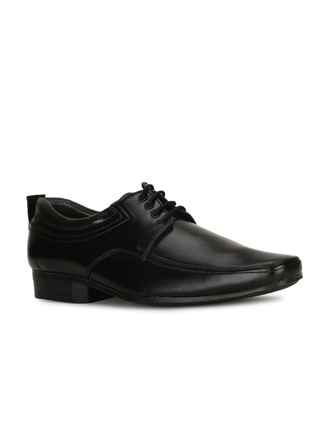 Bata Bata Men Round Toe Textured Formal Derbys
