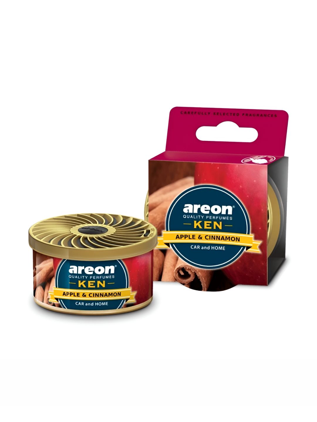 AREON Ken Car Air Freshener Tin Black Crystal Can Mini