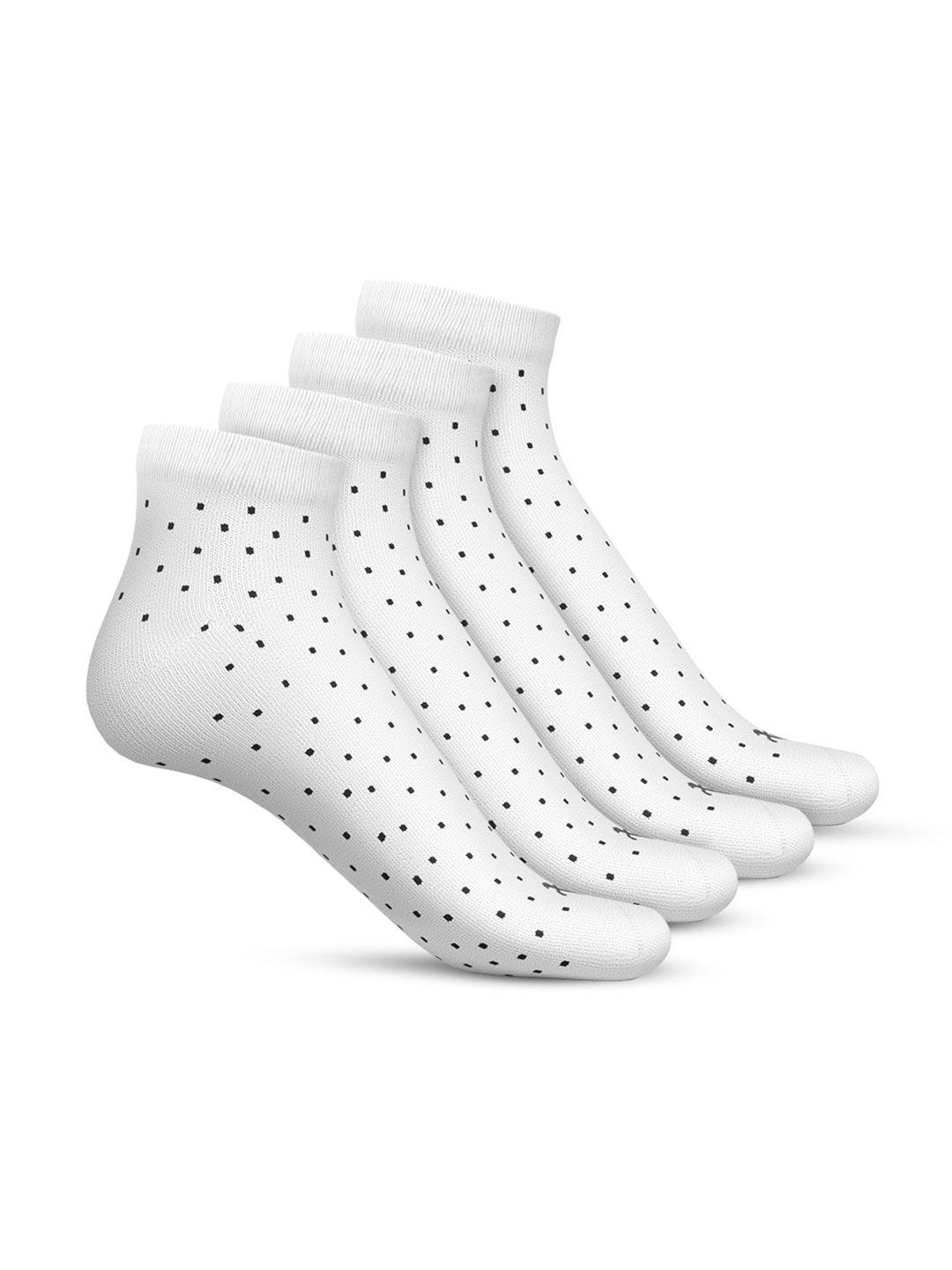 TalkingSox Pack Of 4 Moisture Wicking Ankle Length Socks