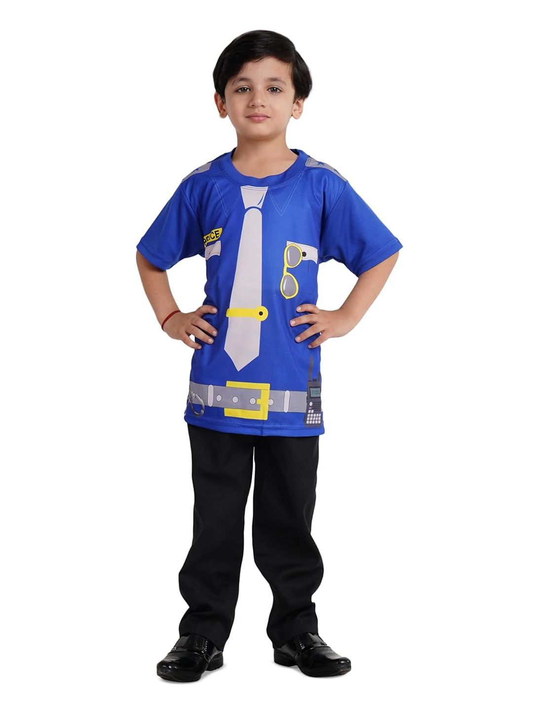 Kaku Fancy dresses Kids Printed Short Sleeves T-shirt With Trousers