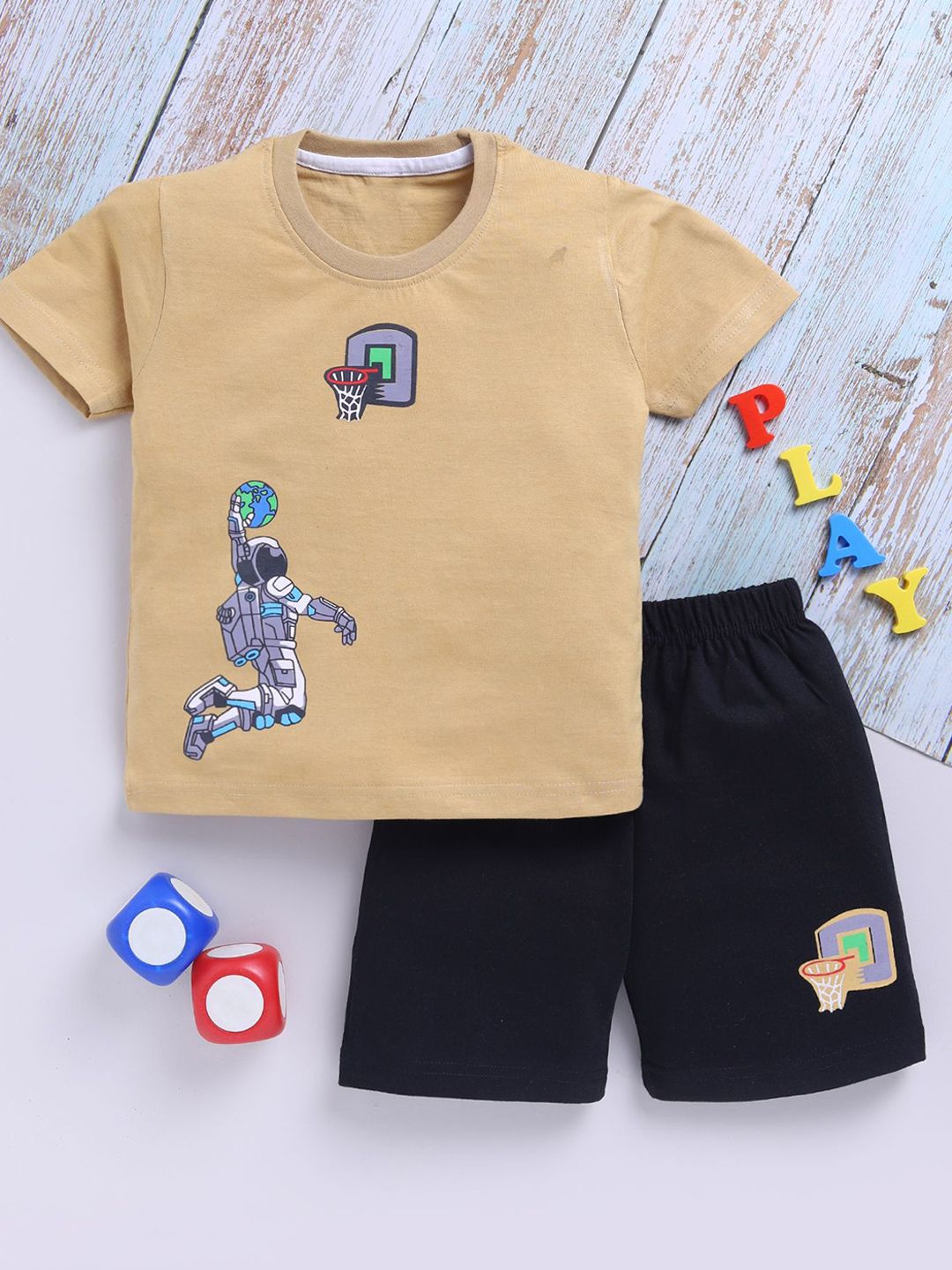 Toonyport Boys Pure Cotton T-shirt With Shorts