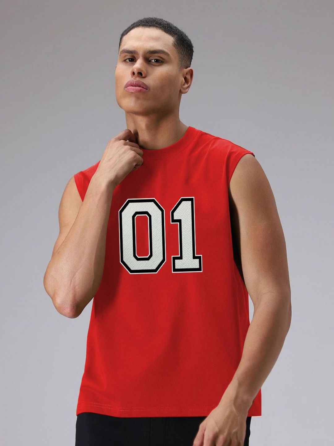 CLAFOUTIS Men Typography Printed Round Neck T-shirt