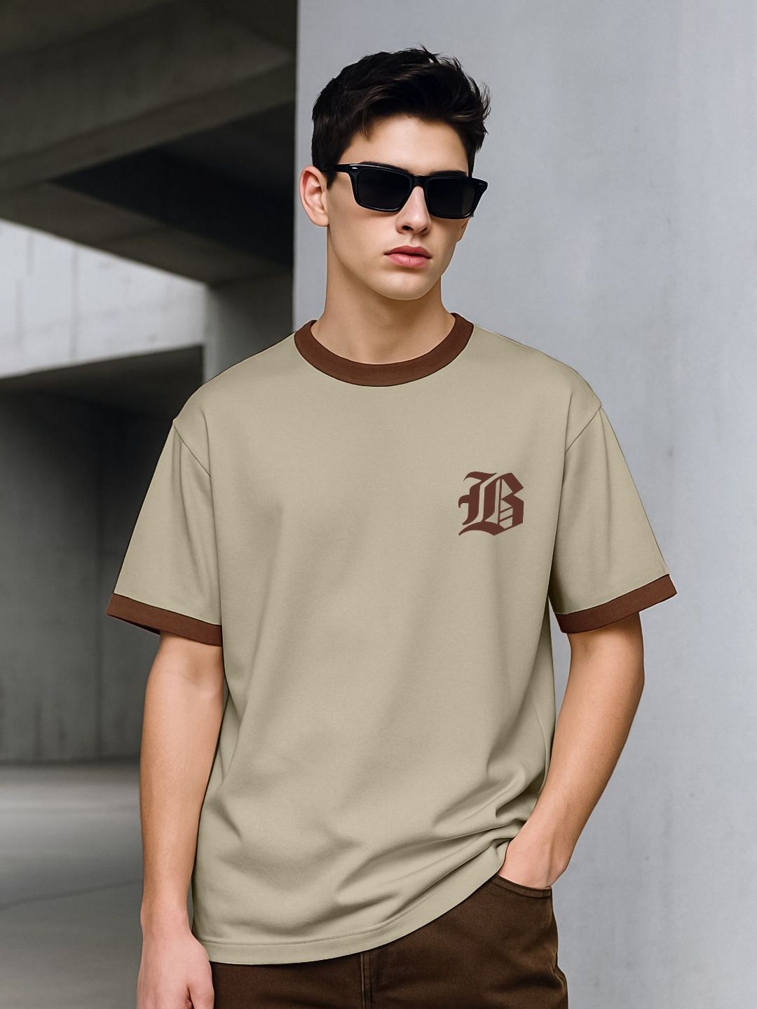 Maniac Men Typography Printed T-shirt