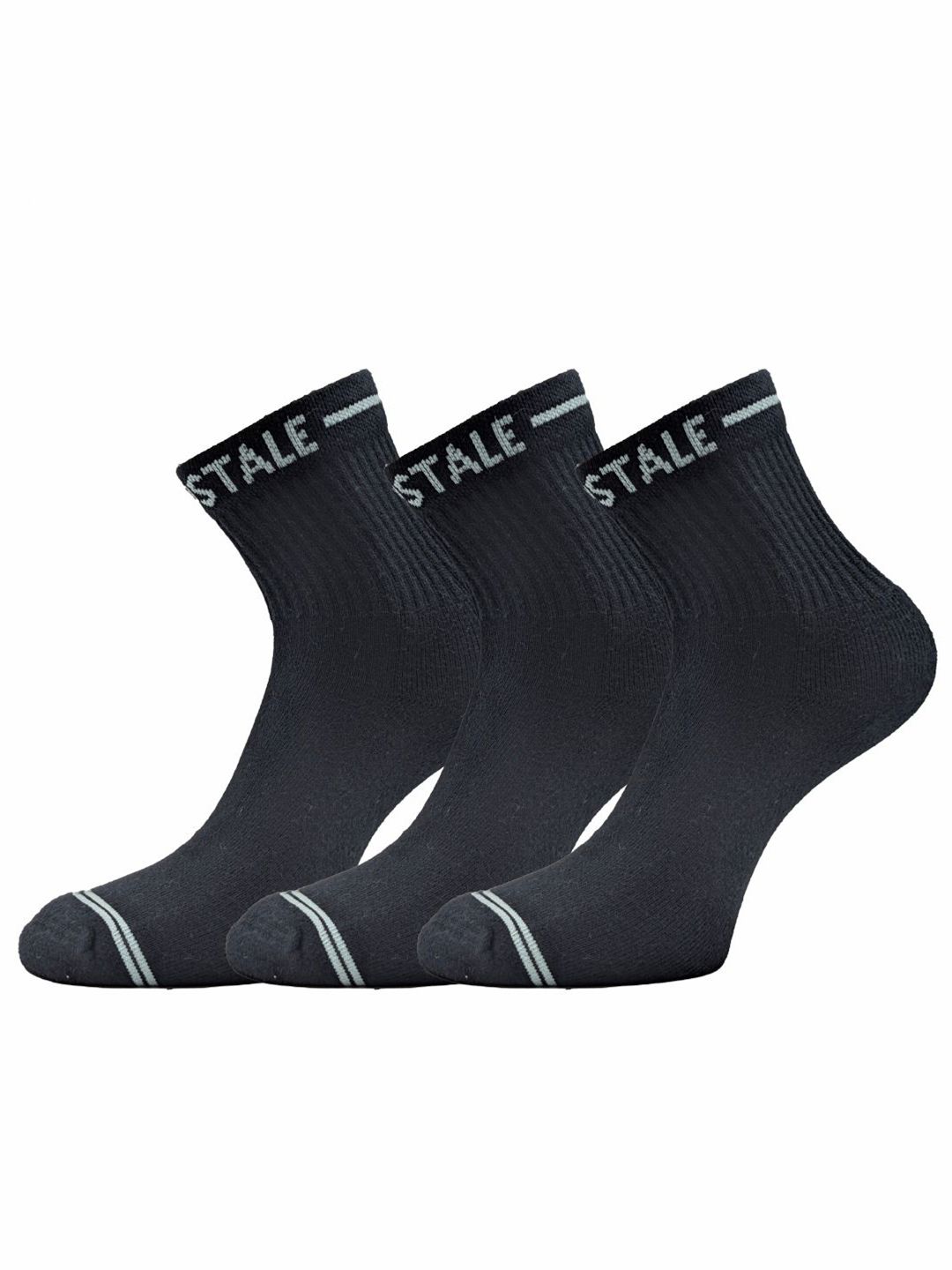 Aeropostale Men Pack Of 3 Half Cushion Ankle Length Socks