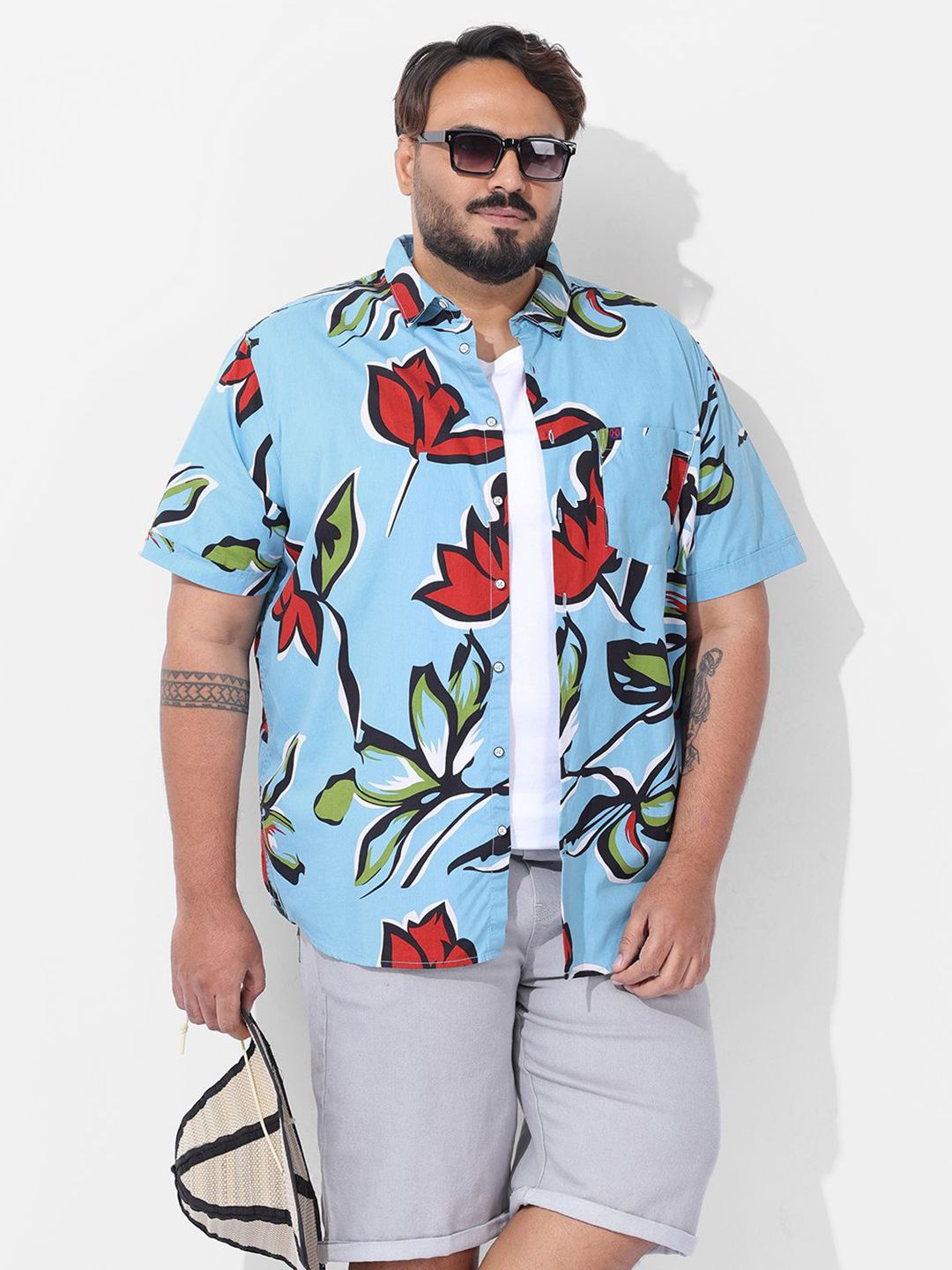 Hardsoda by The Indian Garage Co Men Floral Printed Casual Shirt