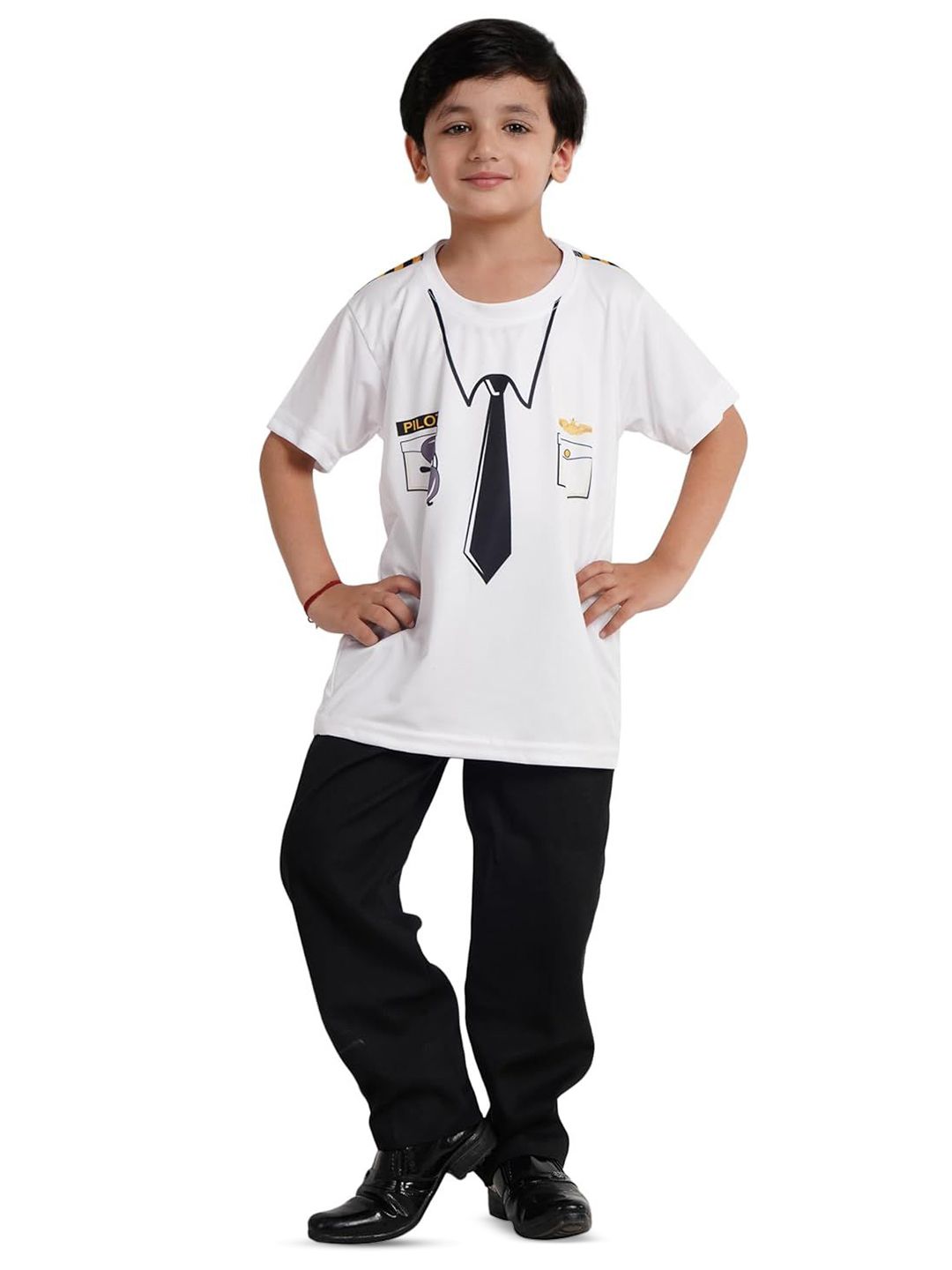 Kaku Fancy dresses Boys Printed T-shirt With Trouser