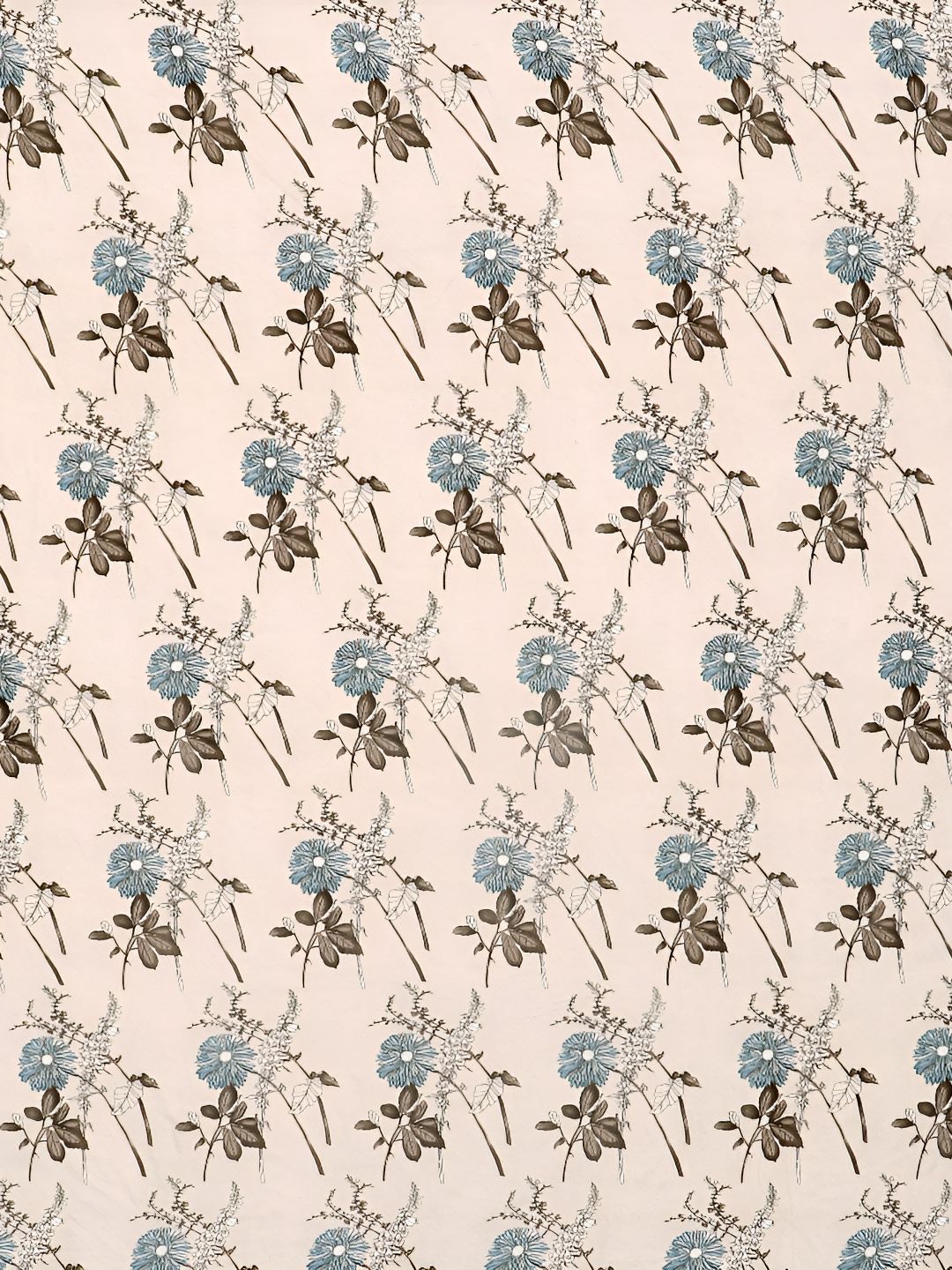 AMRANGE Set Of 8 Floral Printed Diwan Set