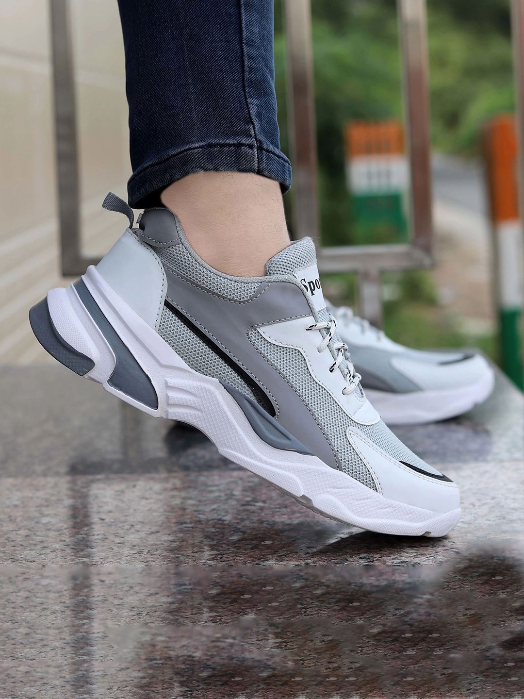 K Footlance Boys Colourblocked Sneakers