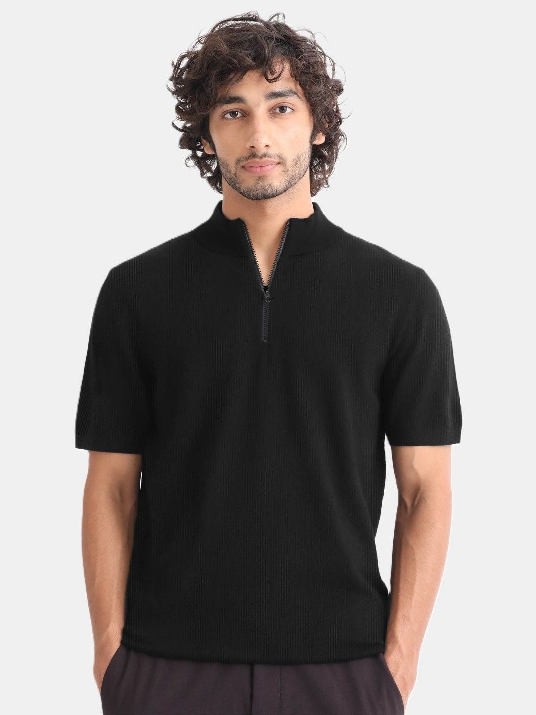 Leotude Polo Collar Regular Fit Tshirt