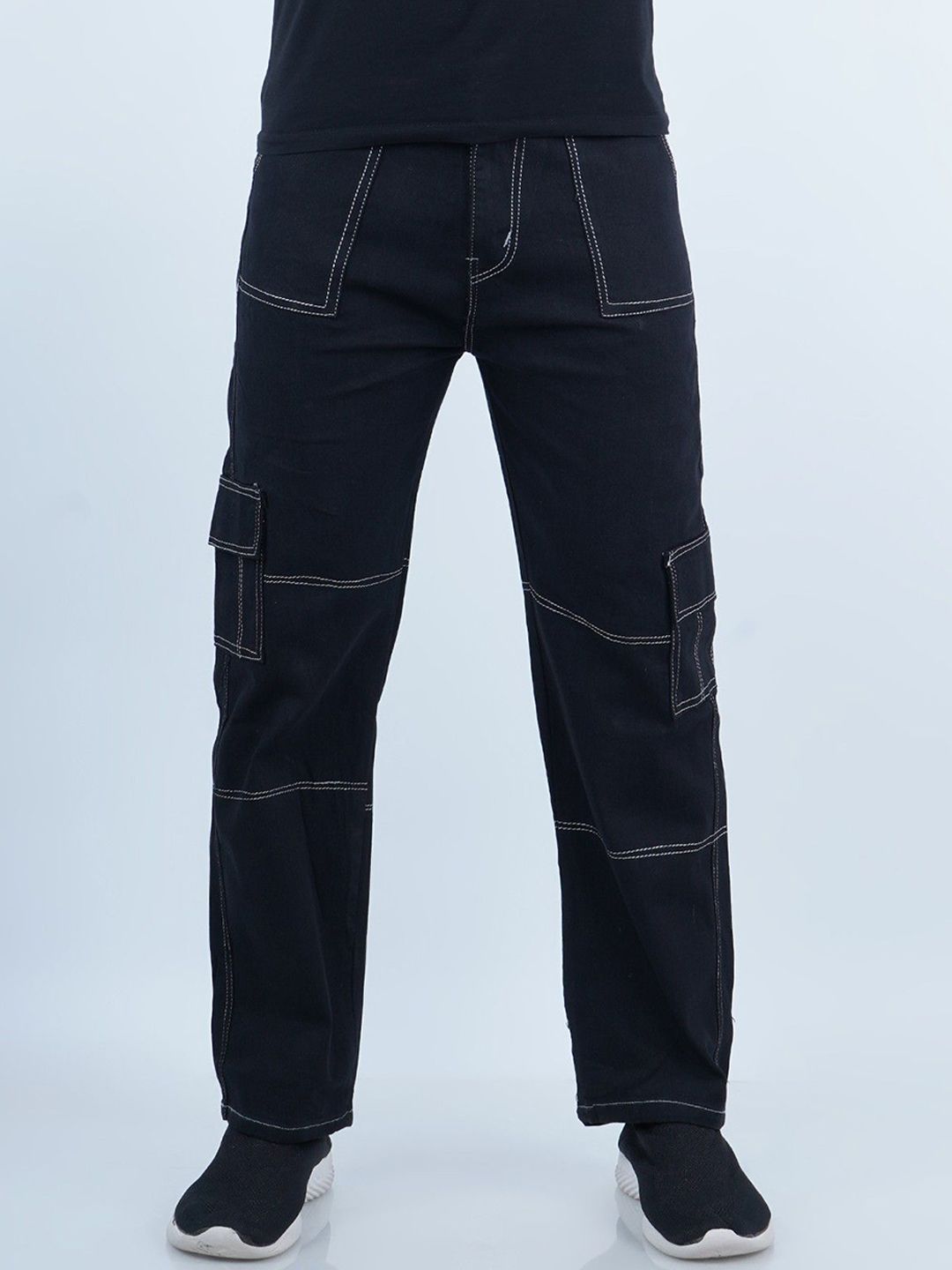 Moda Rapido Men Classic Relaxed Fit Mid-Rise Light Fade Stretchable Jeans