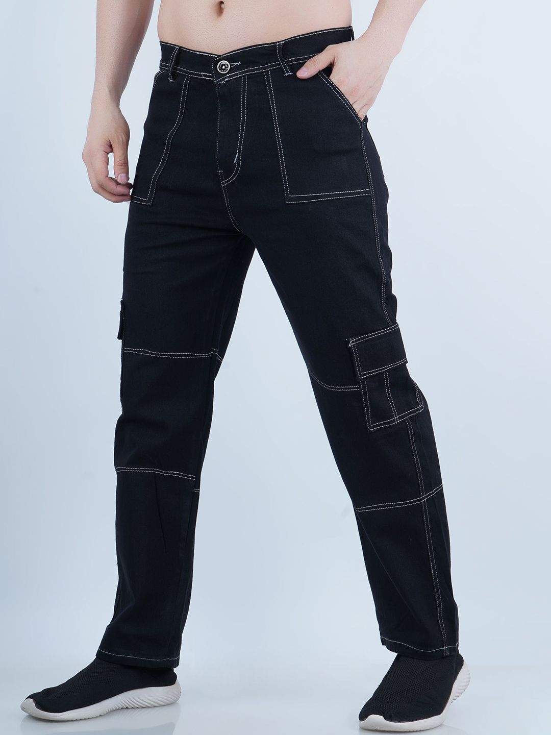Moda Rapido Men Classic Regular Fit Mid-Rise Light Fade Stretchable Jeans