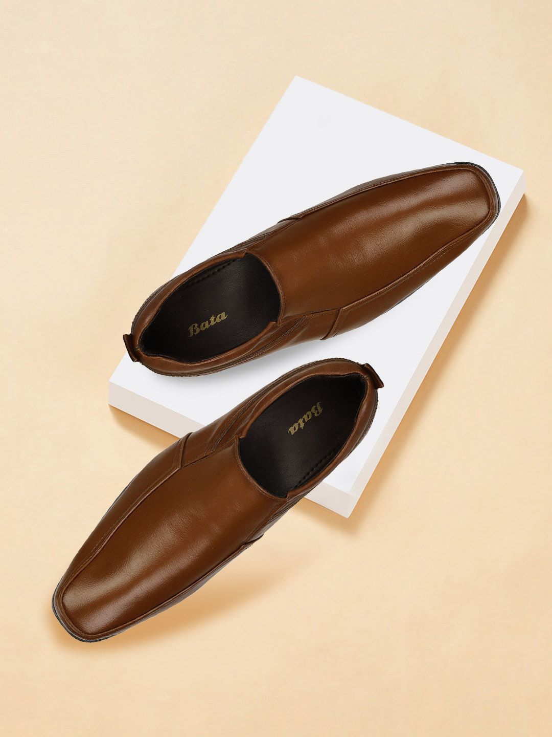 Bata Bata Men Comfortable & Durable Formal Slip-Ons Shoes