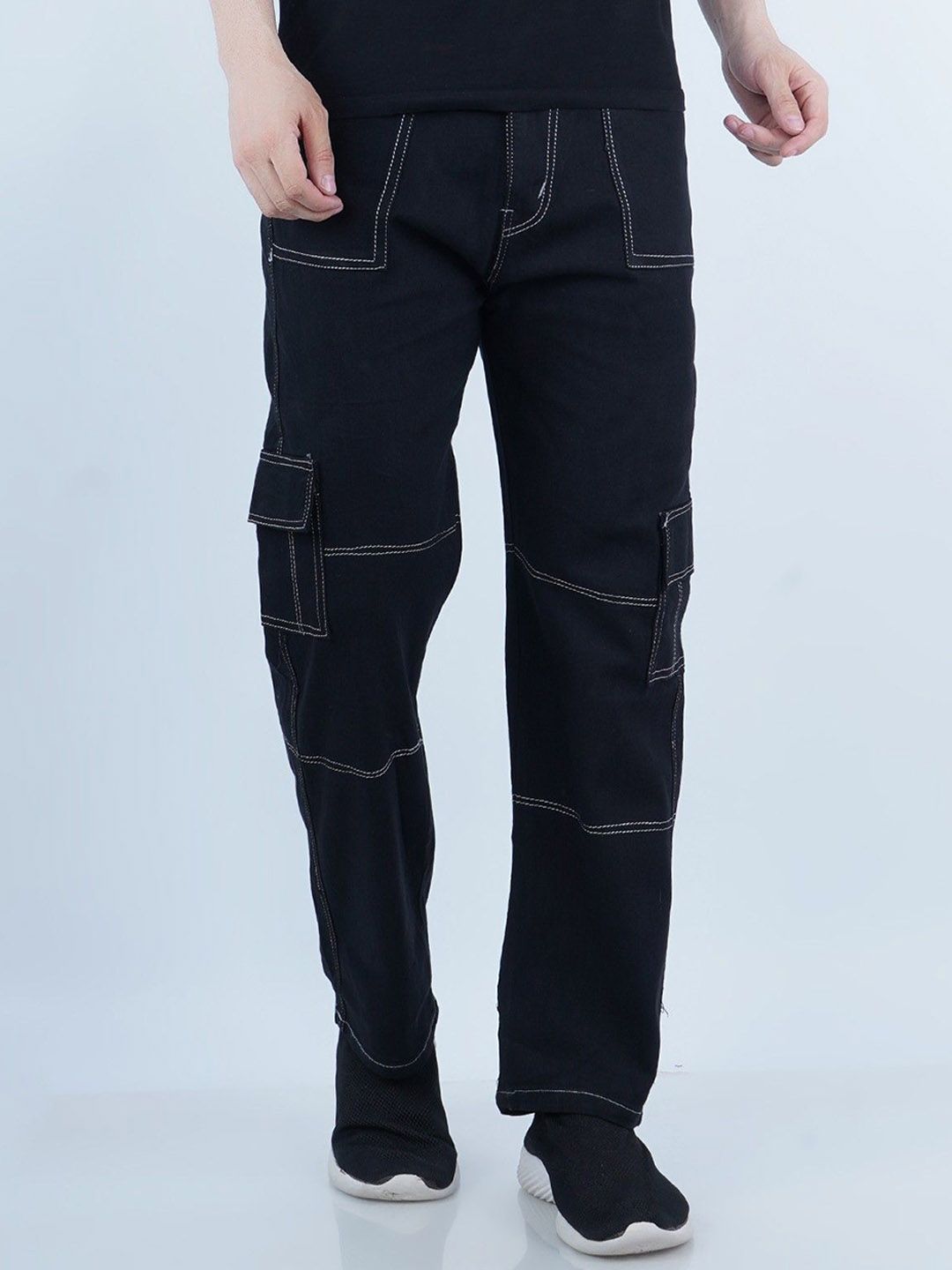 Moda Rapido Men Classic Straight Fit Mid-Rise Light Fade Stretchable Jeans
