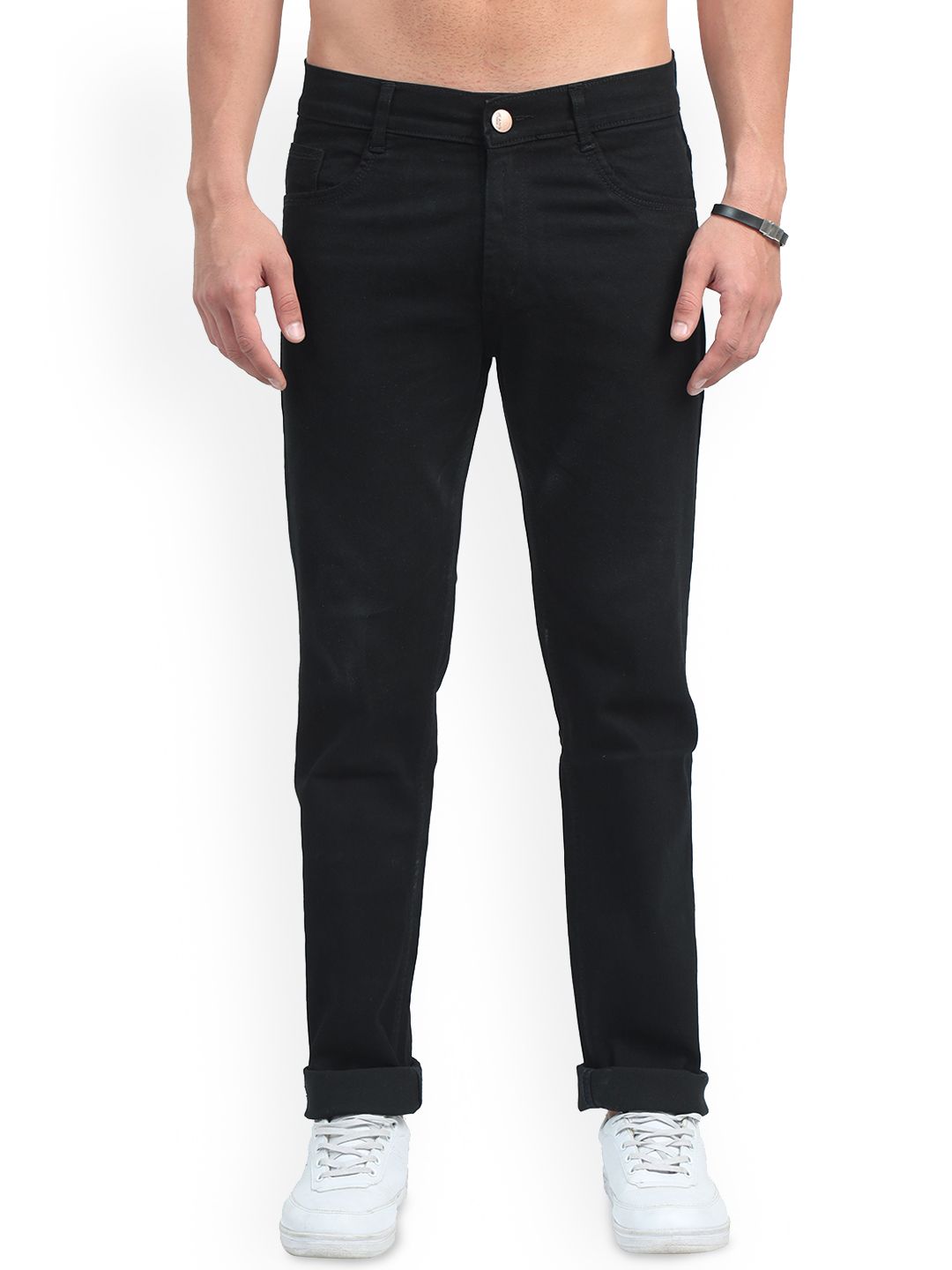 MIRAAN Men Regular Fit Mid-Rise Jeans