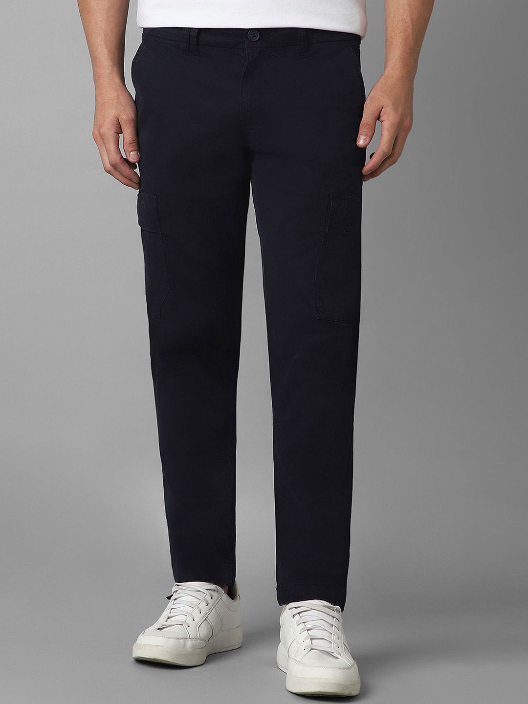 Louis Philippe Jeans Louis Philippe Jeans Men Slim Fit Mid-Rise Trousers