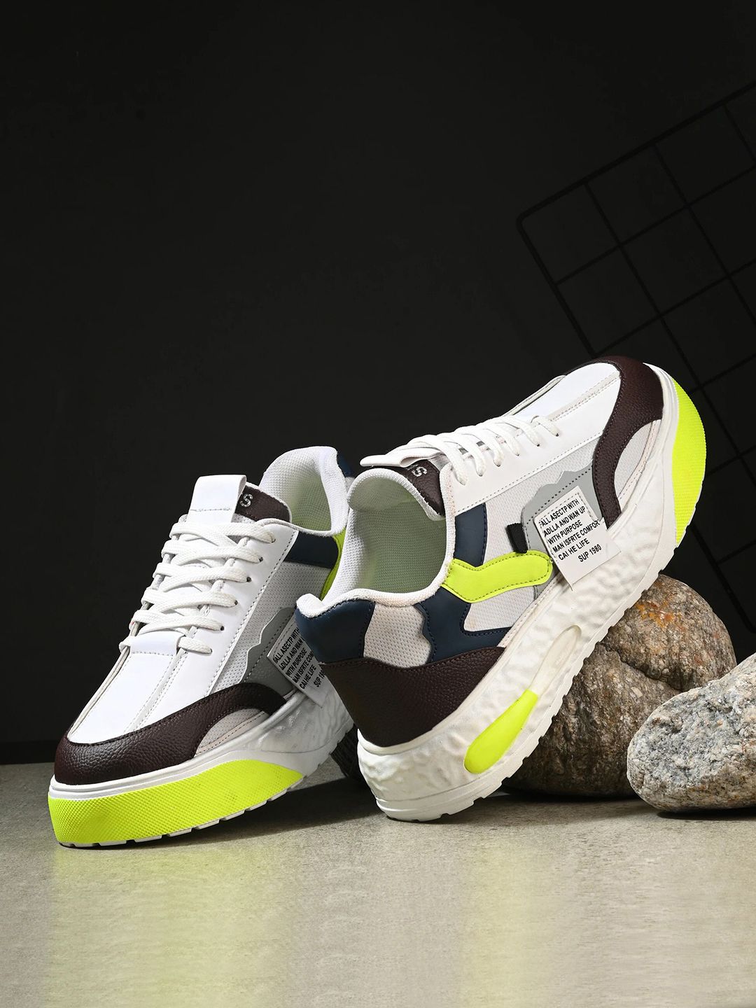 K Footlance Boys Colourblocked Sneakers