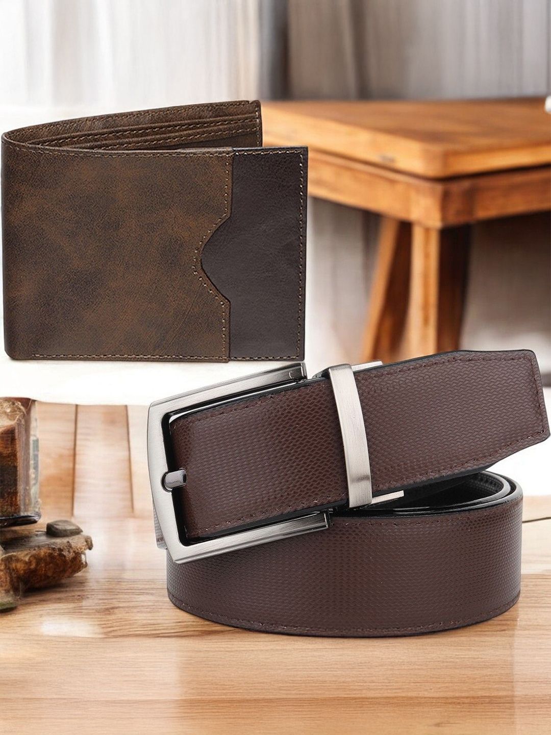 Metronaut Men Accessory Gift Set of Wallet and Belt