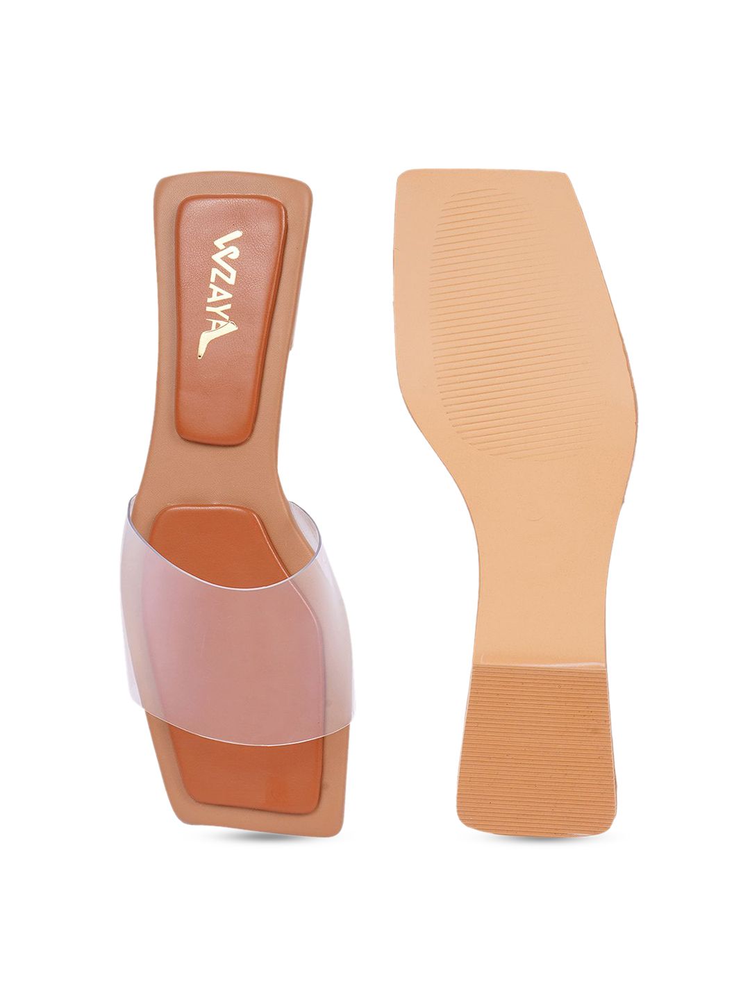 とらとわ Buy WZAYA Women Transparent Strap Open Toe Flats - Flats for Women