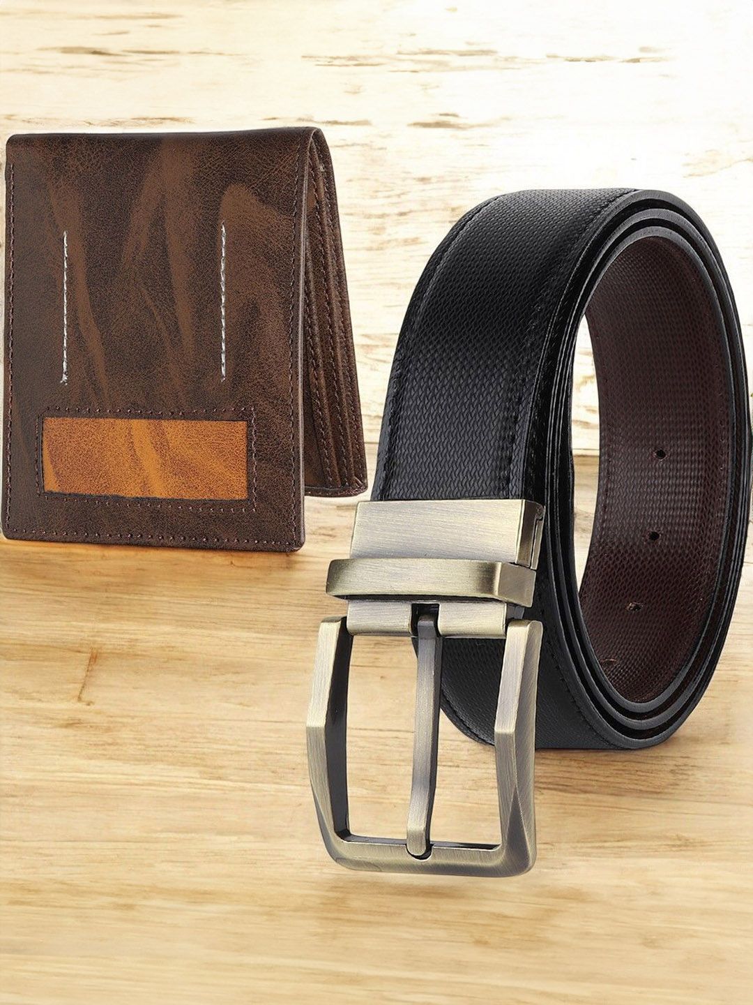 Provogue Men Wallet and Belt Gift Set