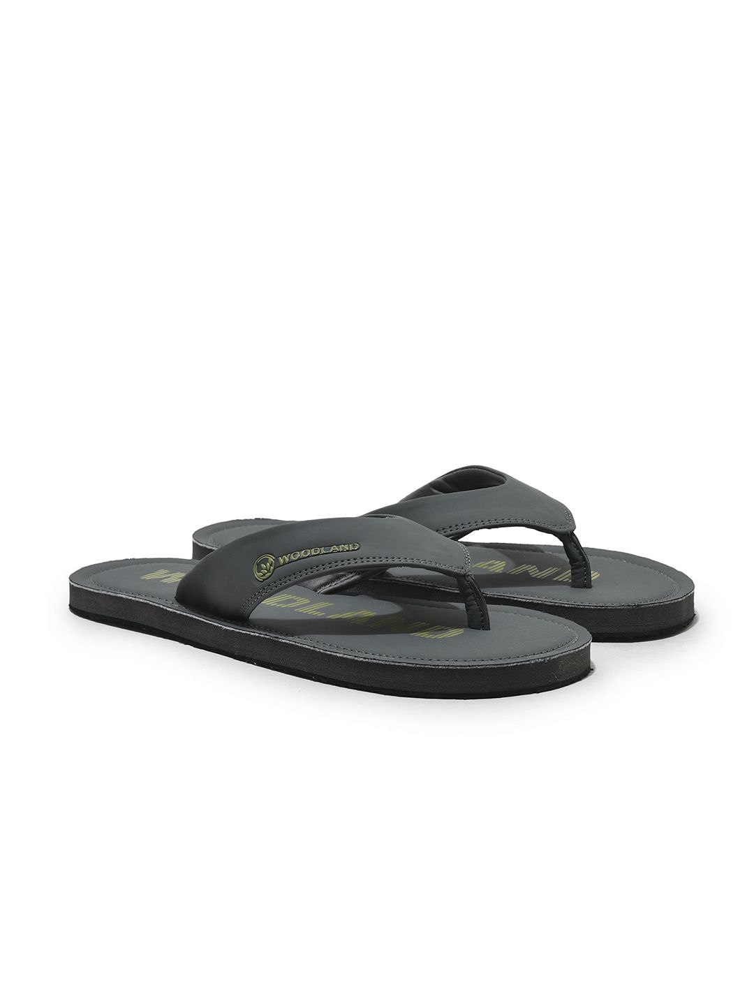 Woodland Men Printed Thong Flip-Flops