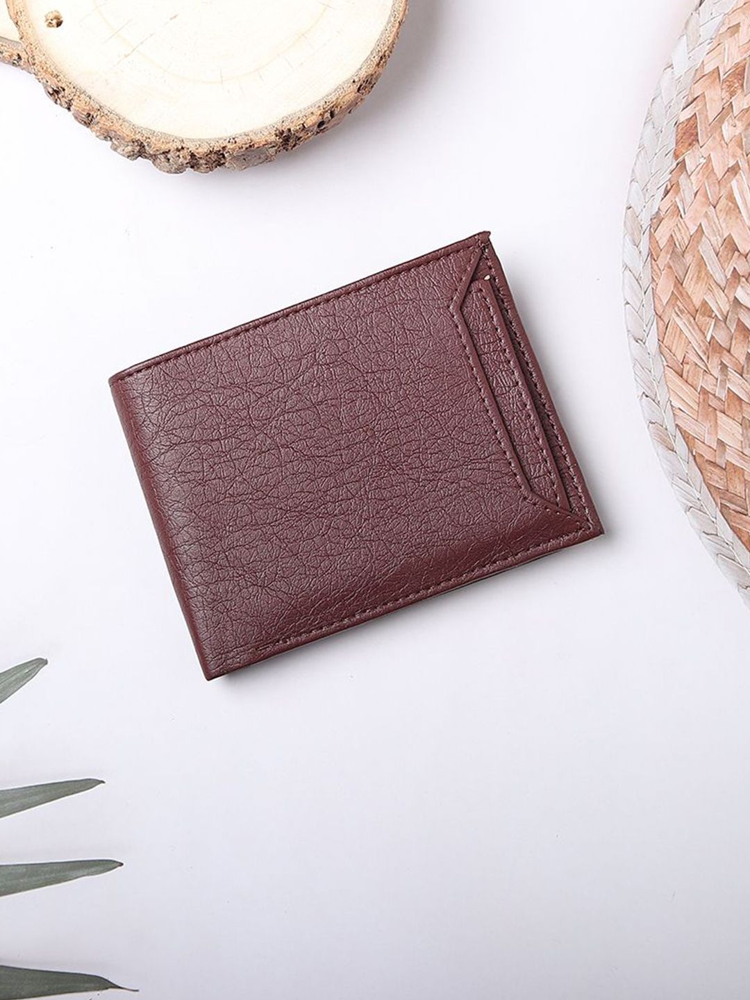 Metronaut Men Textured Two Fold Wallet