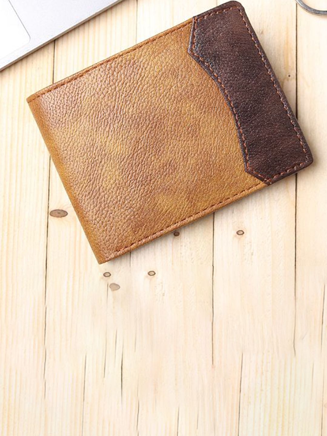 Metronaut Men Textured Short Two Fold Wallet