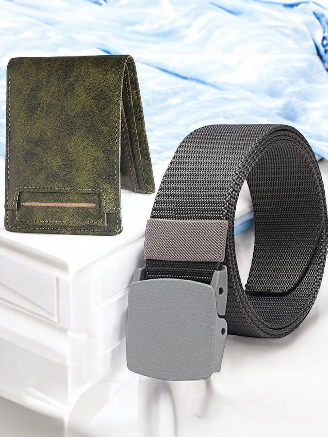Metronaut Men Accessory Gift Set of Wallet and Belt