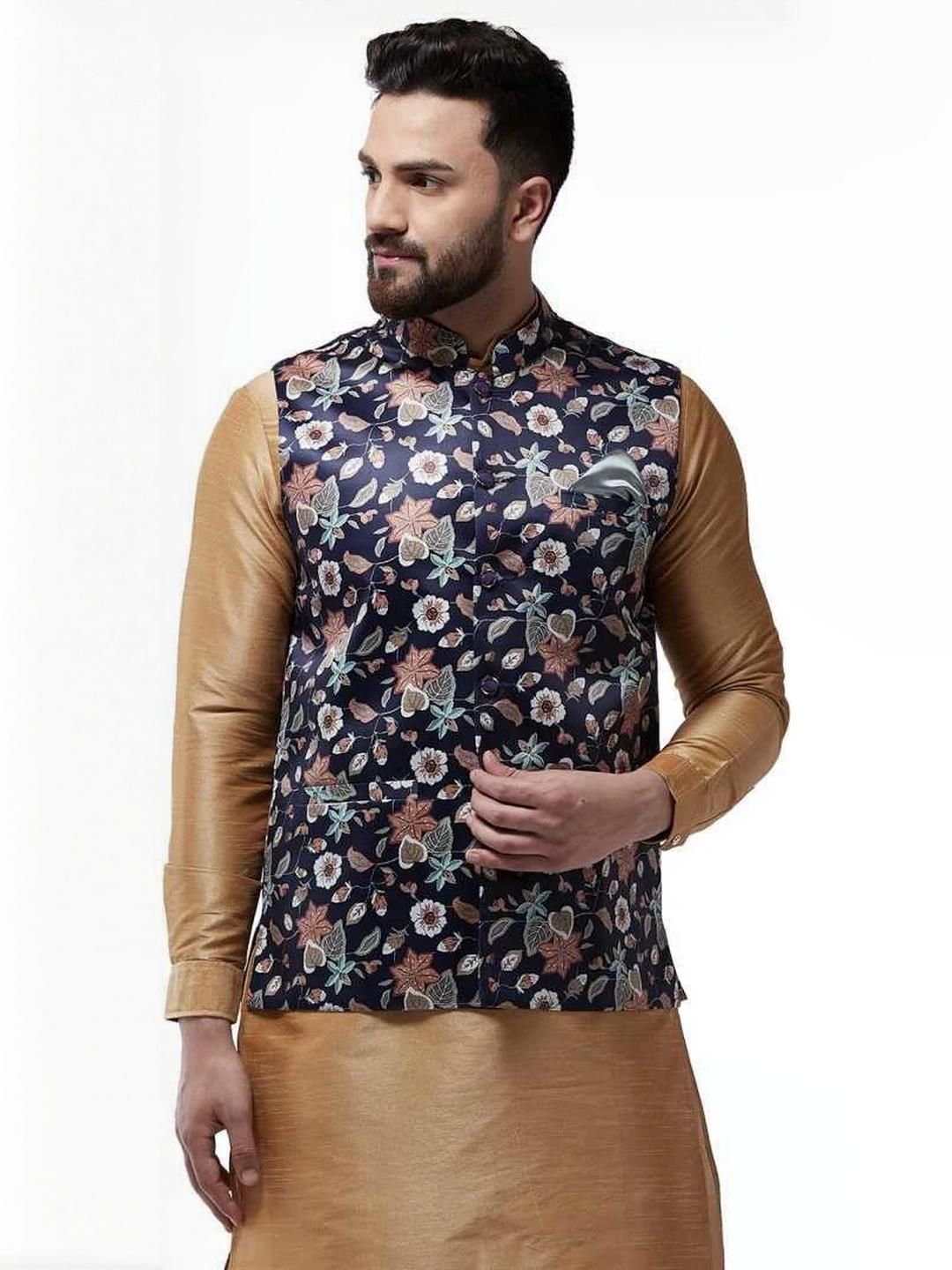 B BEN Sleeveless Self Design Men Jacket ()