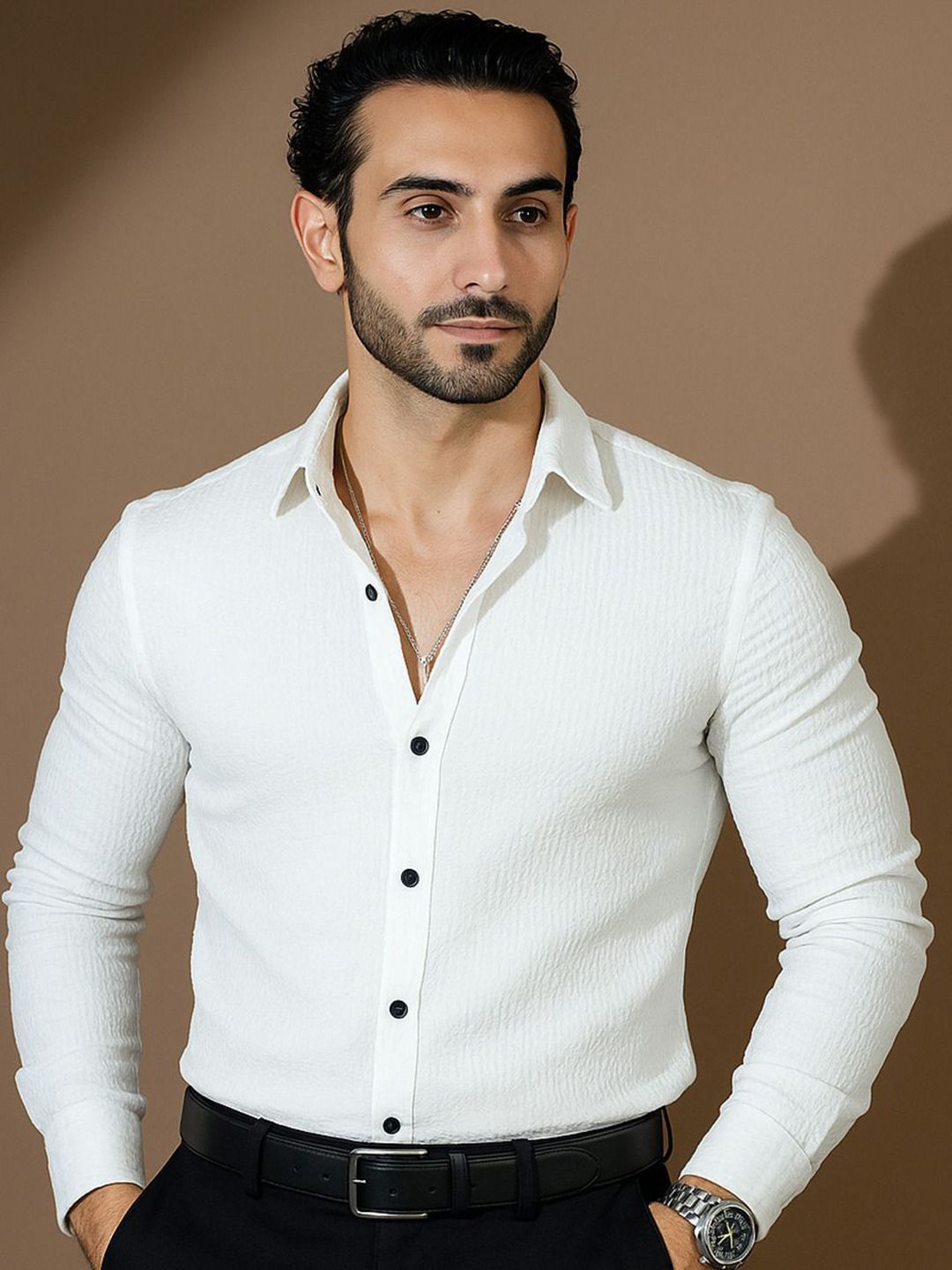 MARMIC FAB Men Classic Slim Fit Formal Shirt